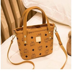 SOLD!! Designer Inspired Cognac Crossbody Bag